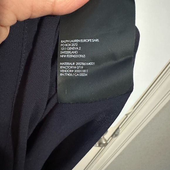 Club Monaco Women Drape Neck Dress Blue Mix Size 6 - Picture 7 of 8